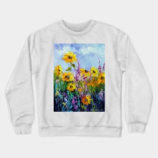 Decorative sunflowers Crewneck Sweatshirt